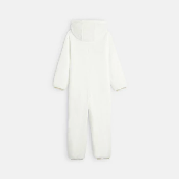 Combinaison-pyjama en polaire motif biche