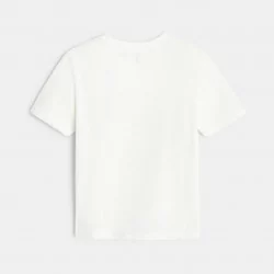 T-shirt à motif blanc garçon