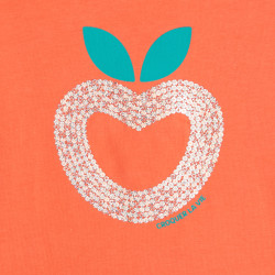 T-shirt à sequins motif pomme
