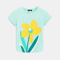 T-shirt à motif fleuri