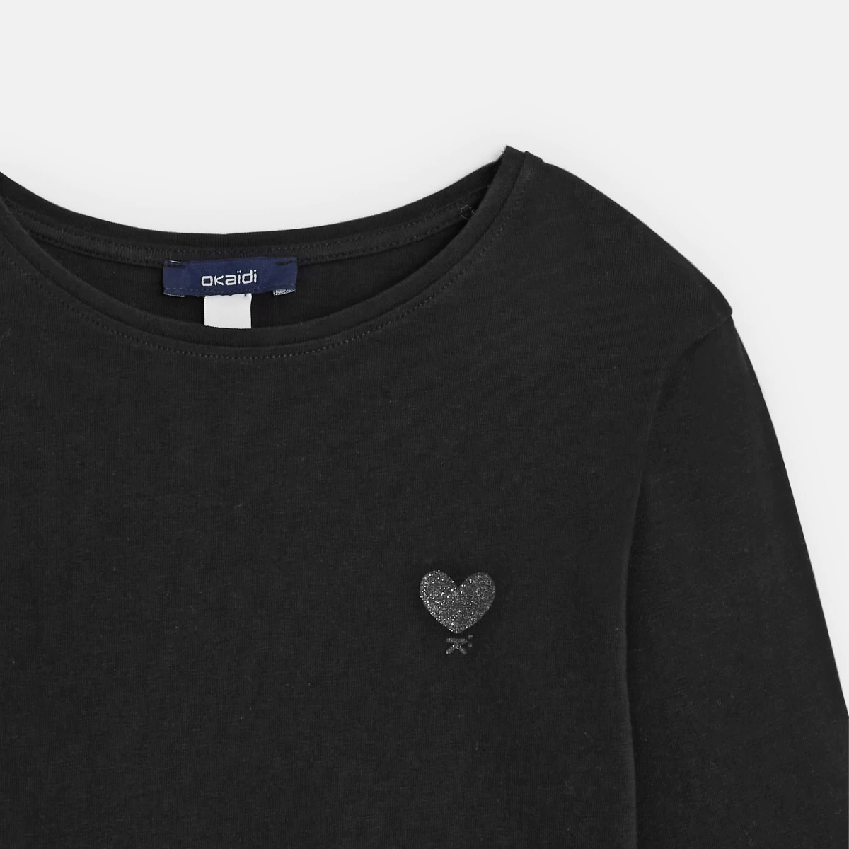 T-shirt basique motif cœur