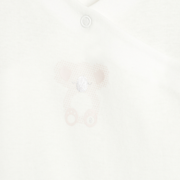 بدلة للجسم متقاطعة (مجموعة من 3) باللون الوردي