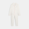 Pyjama en jersey épais imprimée rose fille
