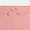 Pantalon maille fantaisie ceinture élastique rose bébé fille
