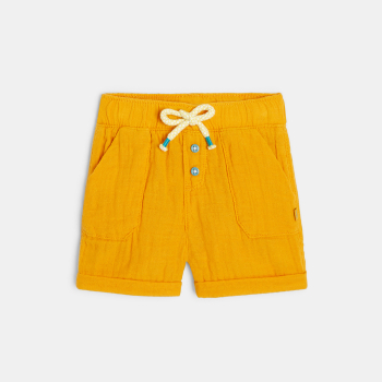 Short coton léger gaufré...