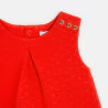 فستان بينافور بنقش قلب أحمر للفتيات الصغيرات