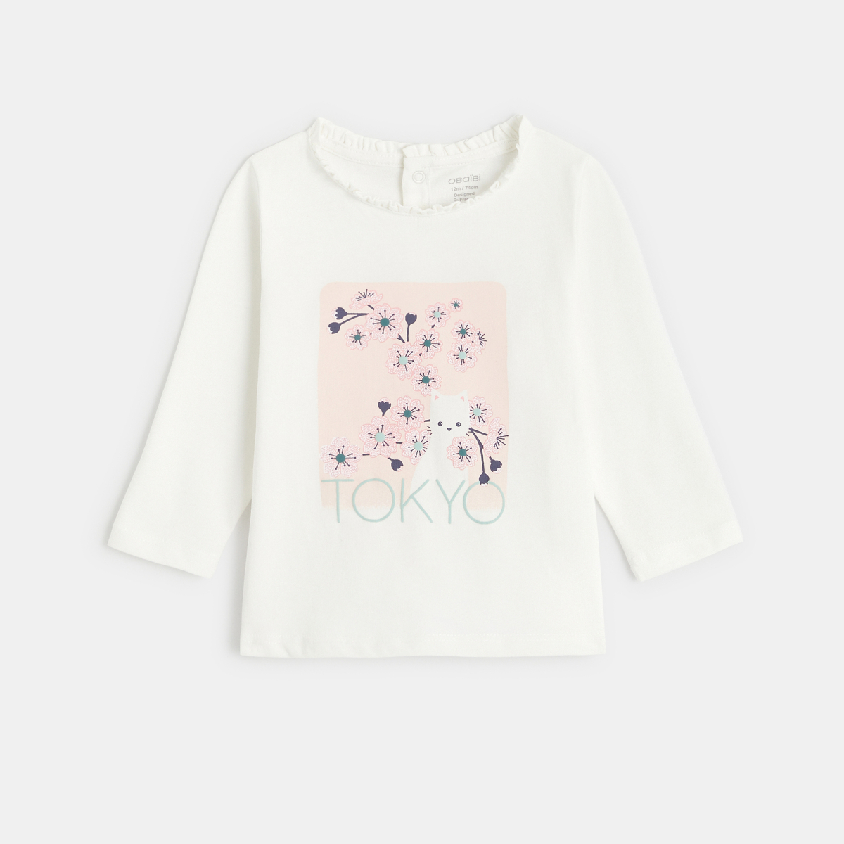 T-shirt fleuri Tokyo