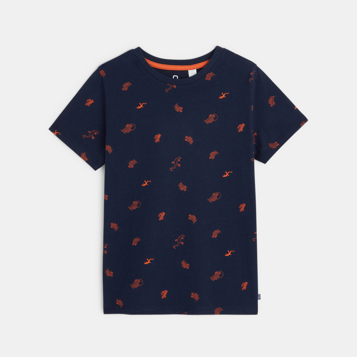 T-shirt imprimé de petits motifs cactus