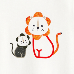 T-shirt lions brillants...