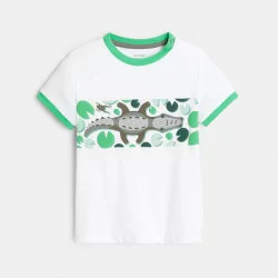 T-shirt crocodile coton fantaisie