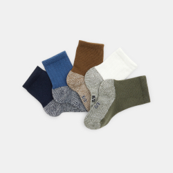 Chaussettes unies semelles...
