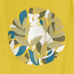 T-shirt à manches papillon motif Tigre
