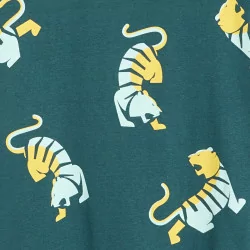 T-shirt imprimé motif tigre...