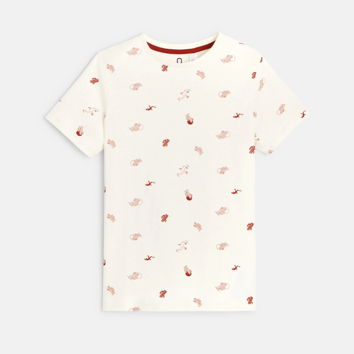 T-shirt imprimé de petits motifs