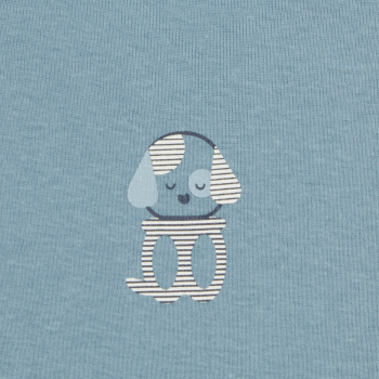 Body col us animaux (lot de 3) bleu naissance