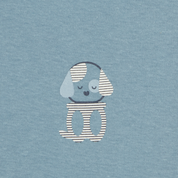 Body col us animaux (lot de 3) bleu naissance