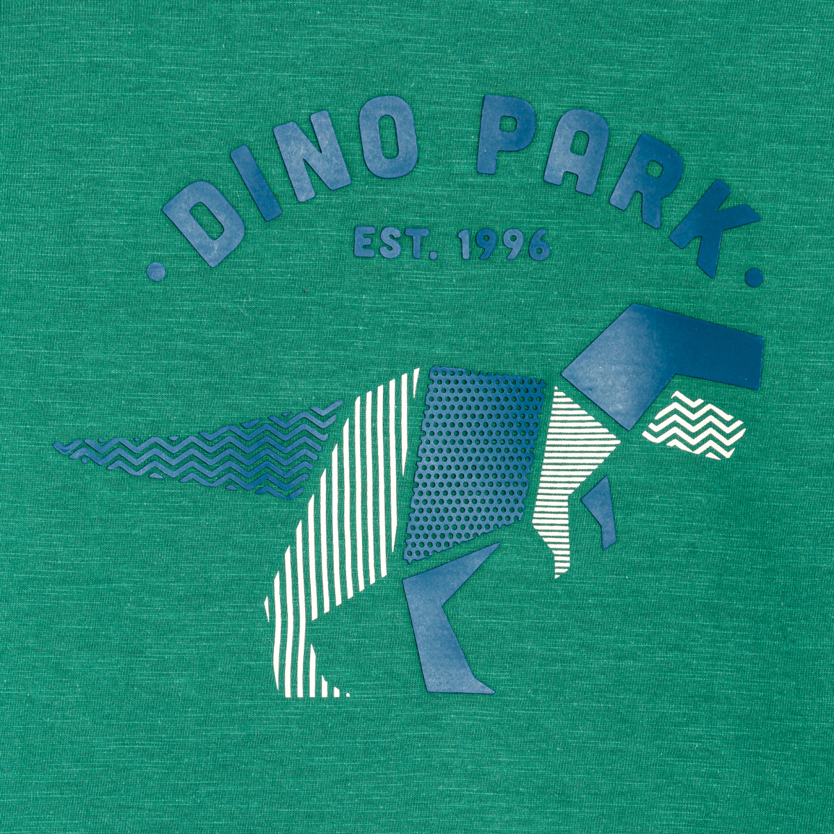 T-shirt manches longues motif dinosaure vert garçon