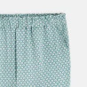 Pantalon imprimé style jogpant vert fille
