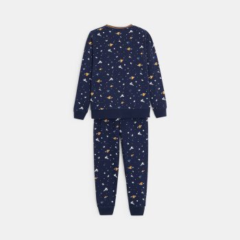Pyjama 2 pièces motif planètes