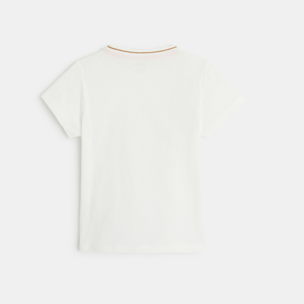T-shirt chameau blanc bébé garçon