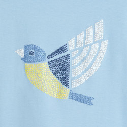 T-shirt imprimé oiseau...