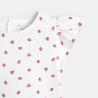 T-shirt impression coccinelles orange bébé fille