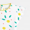 T-shirt manches volantées fruits jaune bébé fille