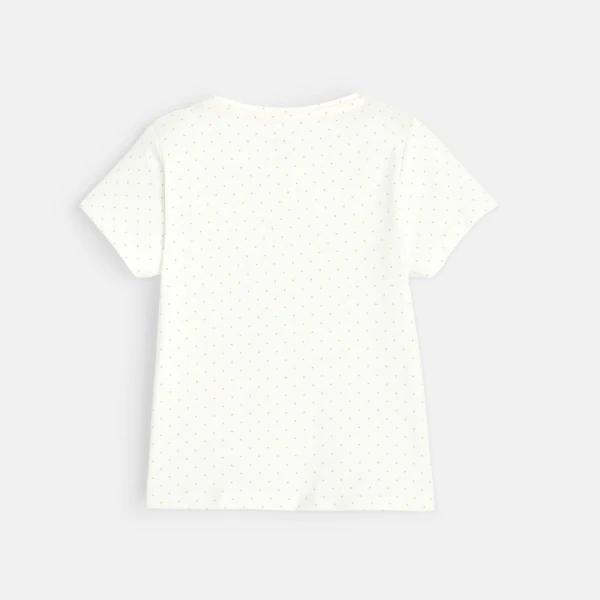 T-shirt coton bio chat gymnaste