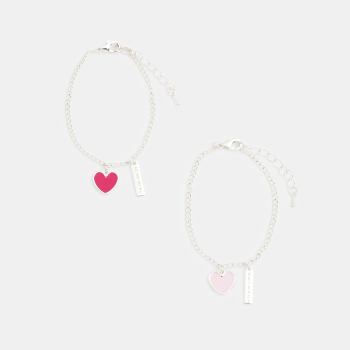 أساور "أفضل الأصدقاء" باللون الأصفر (مجموعة من 2) للفتيات