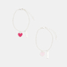 Bracelets "best friends" (lot de 2) jaune fille