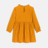 فستان من الشاش القطني، برتقالي، بناتي