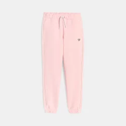 Pantalon de jogging uni rose fille