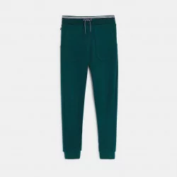 Pantalon de jogging en molleton vert garçon