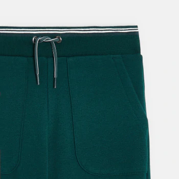 Pantalon de jogging en molleton vert garçon