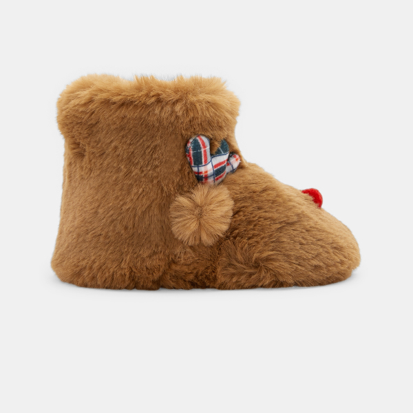 Chaussons fausse fourrure rennes