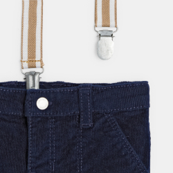 Pantalon velours côtelé à...