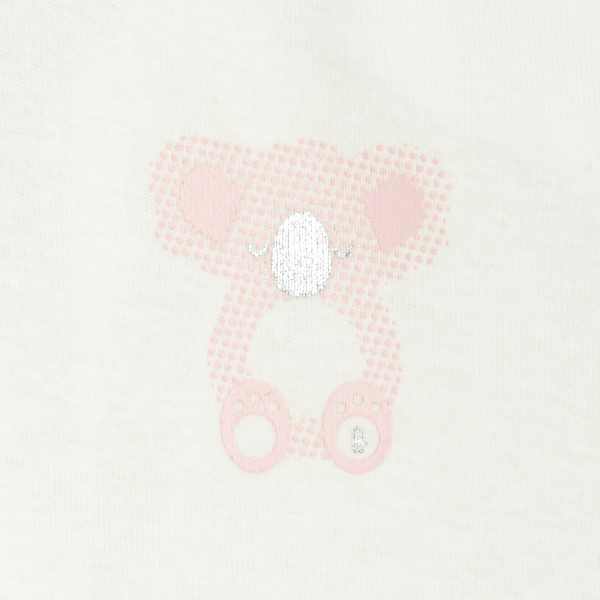 قميص داخلي بودي لف بأكمام طويلة، بناتي رُضع (عدد 3)