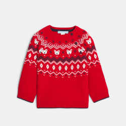 Pull maille tricot jacquard...