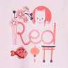 T-shirt rouge bébé fille