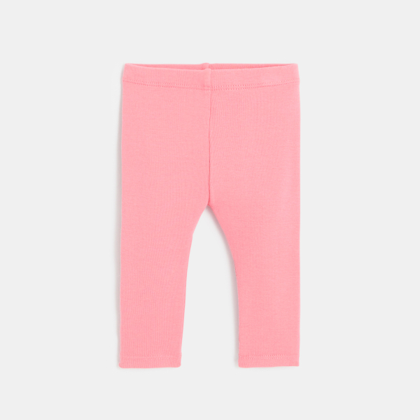 Robe fantaisie motif panda et legging assorti rose bébé fille