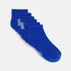 Socquettes colorées (lot de 3) bleu garçon