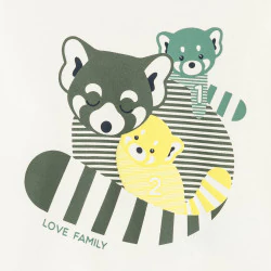 T-shirt famille raton...