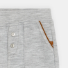 Short en molleton gris chiné bébé garçon