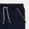 Pantalon enfilable en coton bleu bébé garçon