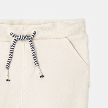 Jogging molleton beige bébé garçon