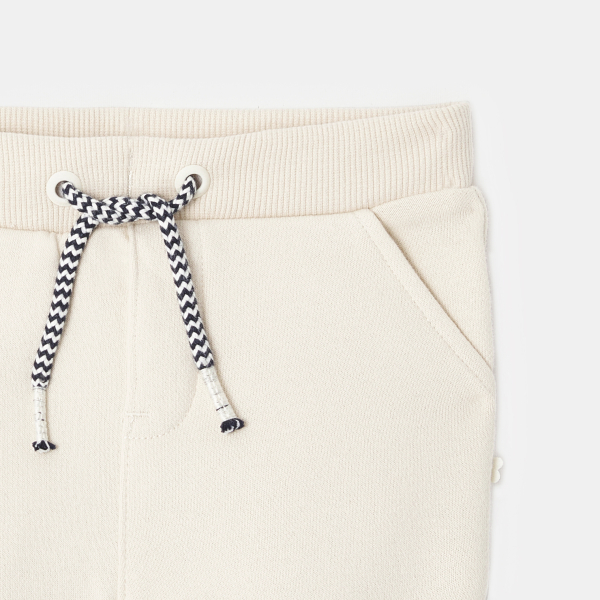 Jogging molleton beige bébé garçon