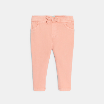 Pantalon tregging rose bébé fille