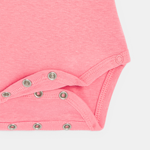 Body évolutif rose naissance (lot de 2)