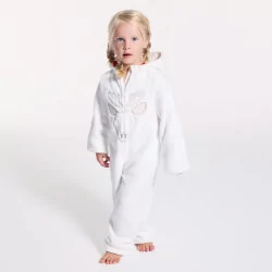 Combinaison-pyjama en polaire motif biche