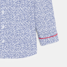 Chemise imprimée bleu Garçon